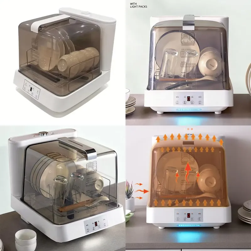 Countertop Dishwasher Mini Compact - Mesin Cuci Piring Mini Portabel Transparan