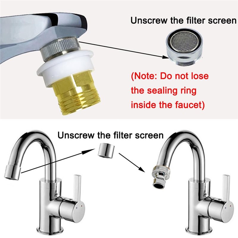 Portable Dishwasher Faucet Adapter - Adaptor Keran Mesin Cuci Piring, Sambungan