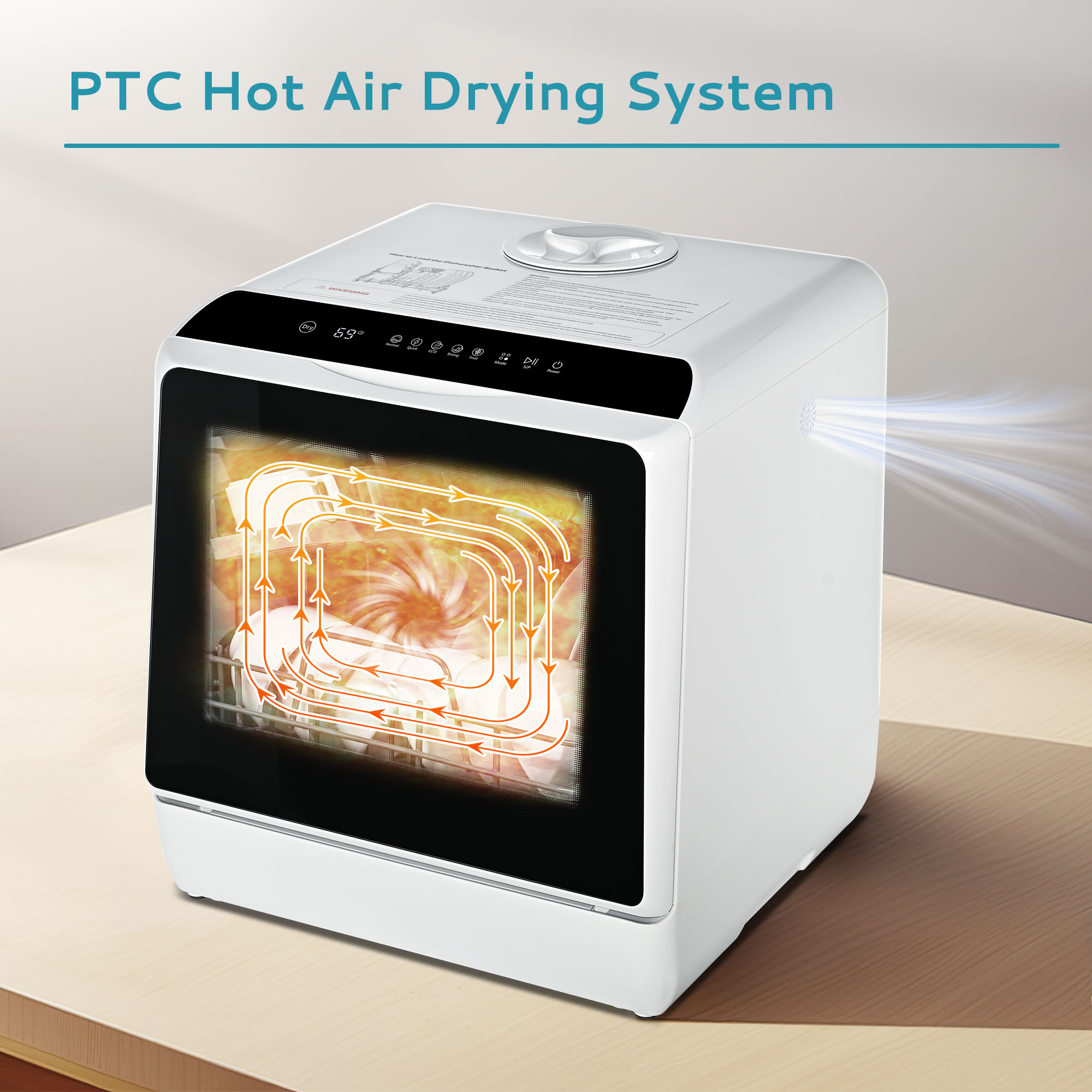 Portable Dishwasher With Water Tank - Mesin Cuci Piring Portabel EKOJUCE dengan