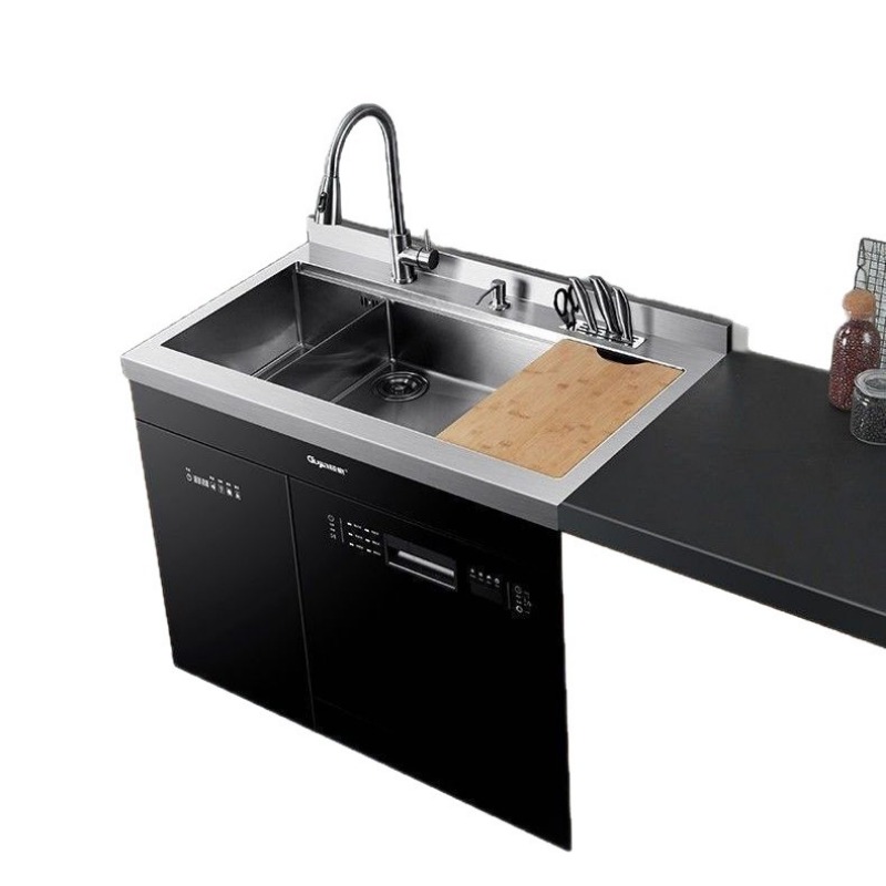 Ultrasonic Dishwasher Sink Integrated - Mesin pencuci piring terintegrasi dengan bak