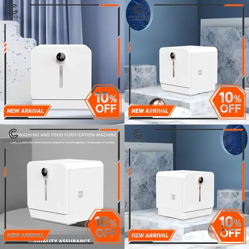 Countertop Dishwasher Mini Compact - Mesin Cuci Piring Listrik Portabel 8