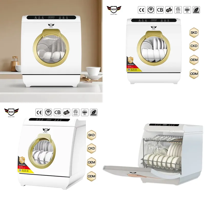 Countertop Dishwasher Mini Compact - Q8-Max Mesin Pencuci Piring Portabel 8