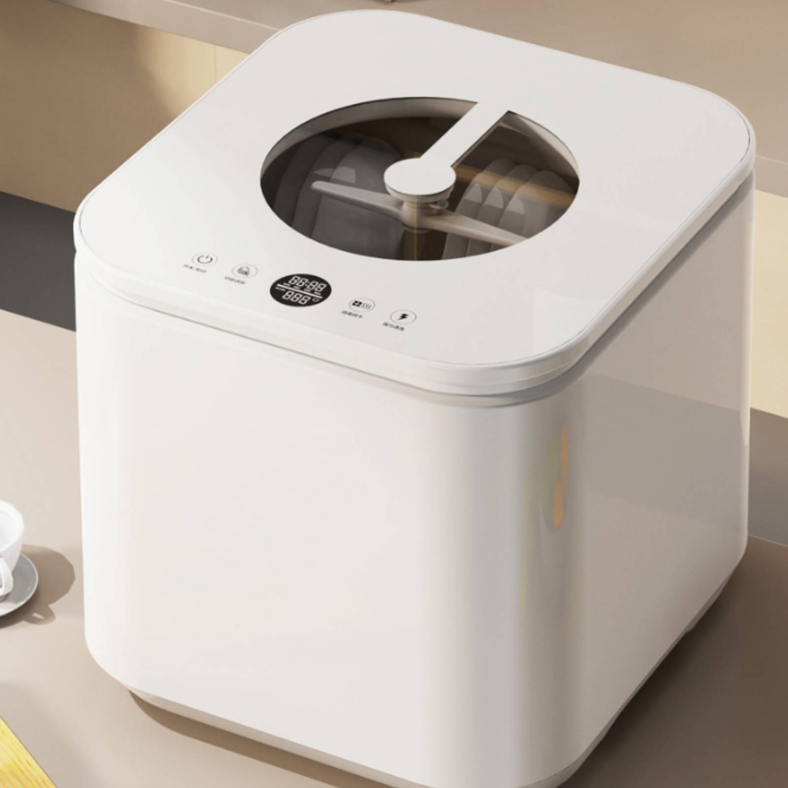 Portable Dishwasher With Water Tank - Mesin Cuci Piring dengan Bukaan Atas,