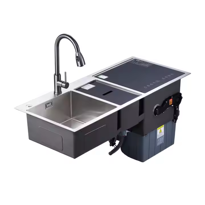 Mesin Pencuci Piring Terintegr - Ultrasonic Dishwasher Sink Integrated ulasan dan harga