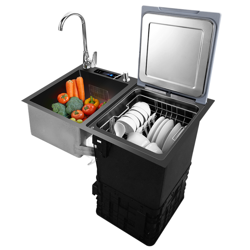 Wastafel Pencuci Piring Terint - Ultrasonic Dishwasher Sink Integrated ulasan dan harga