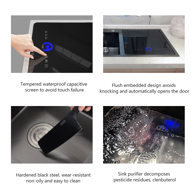 Wastafel Pencuci Piring Terint - Ultrasonic Dishwasher Sink Integrated ulasan dan harga