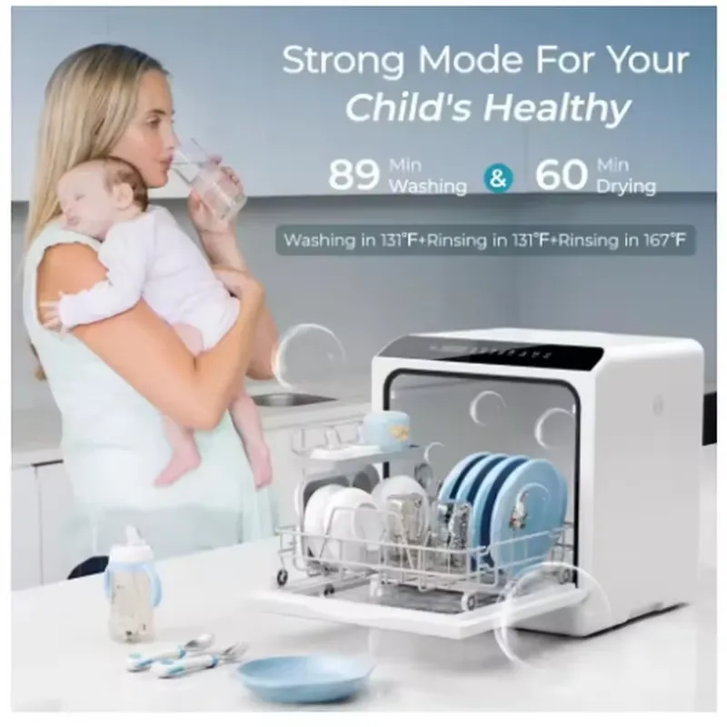 Mesin Cuci Piring Mini Portabe - Countertop Dishwasher Mini Compact ulasan dan harga