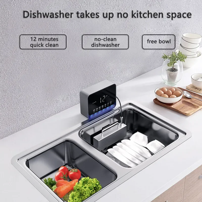 Pencuci Piring Otomatis Portab - Portable Dishwasher With Water Tank ulasan dan harga