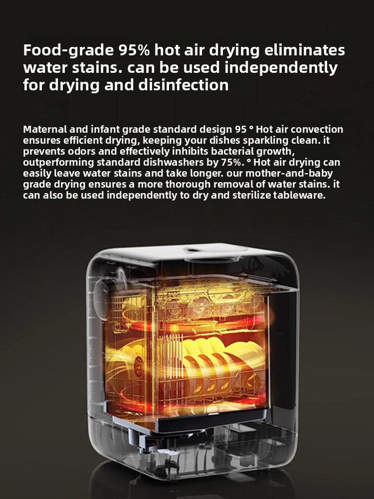 Mesin pencuci piring mini otom - Small Dishwasher For Apartment ulasan dan harga