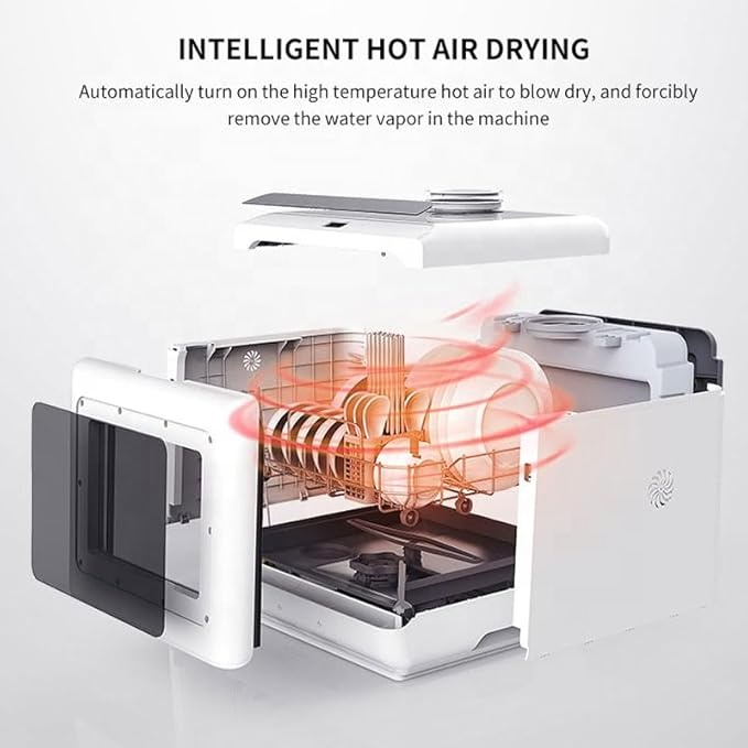 Mesin Cuci Piring Mini Portabe - Portable Dishwasher With Water Tank ulasan dan harga