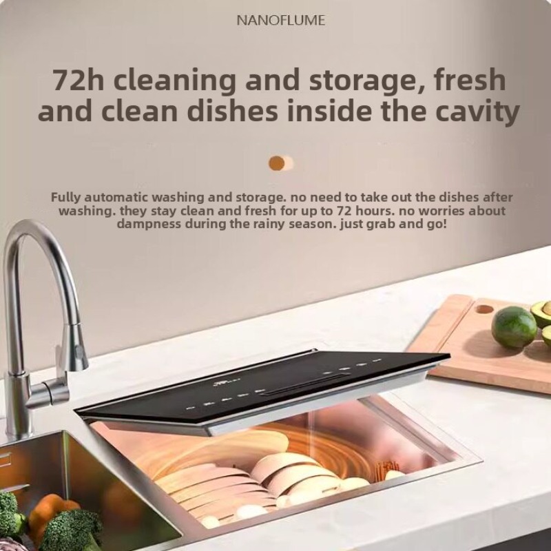 Mesin Cuci Piring Terintegrasi - Ultrasonic Dishwasher Sink Integrated ulasan dan harga
