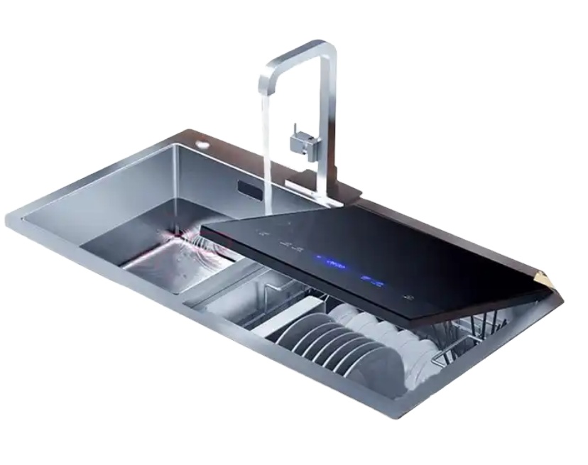 Mesin Pencuci Piring Terintegr - Ultrasonic Dishwasher Sink Integrated ulasan dan harga