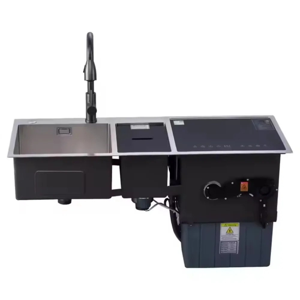 Berbagai macam peralatan dapur - Ultrasonic Dishwasher Sink Integrated ulasan dan harga