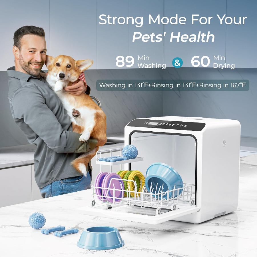 Mesin Cuci Piring Portabel, 6  - Small Dishwasher For Apartment ulasan dan harga