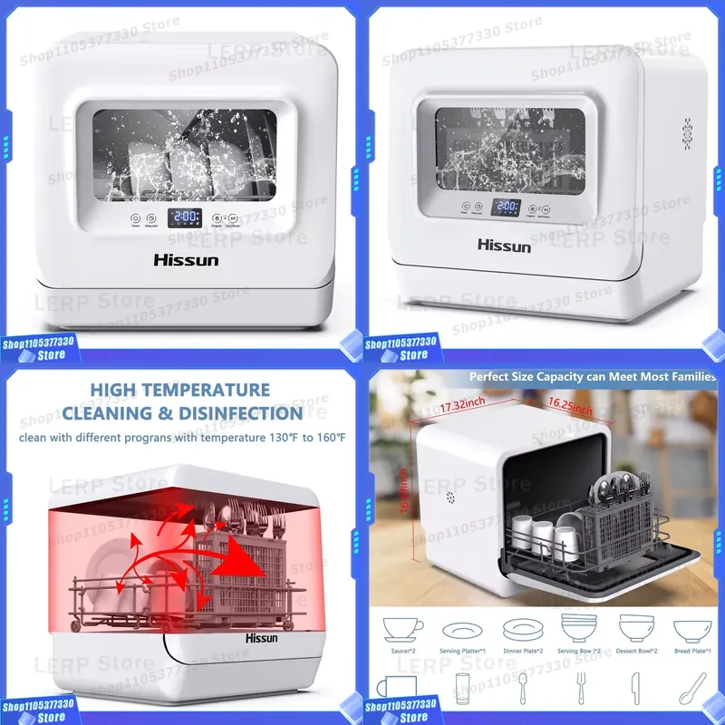 Mesin Cuci Piring Otomatis Por - Countertop Dishwasher Mini Compact ulasan dan harga