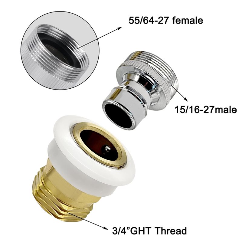 Adaptor Sambungan Cepat Mesin  - Portable Dishwasher Faucet Adapter ulasan dan harga