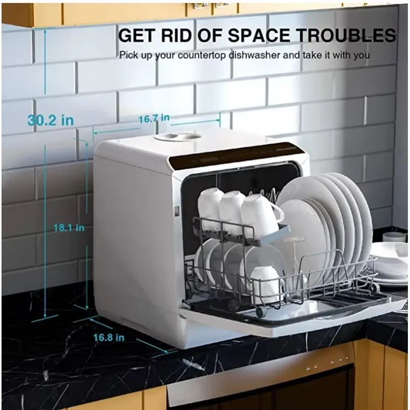GN093TB Mesin Cuci Piring Mini - Small Dishwasher For Apartment ulasan dan harga