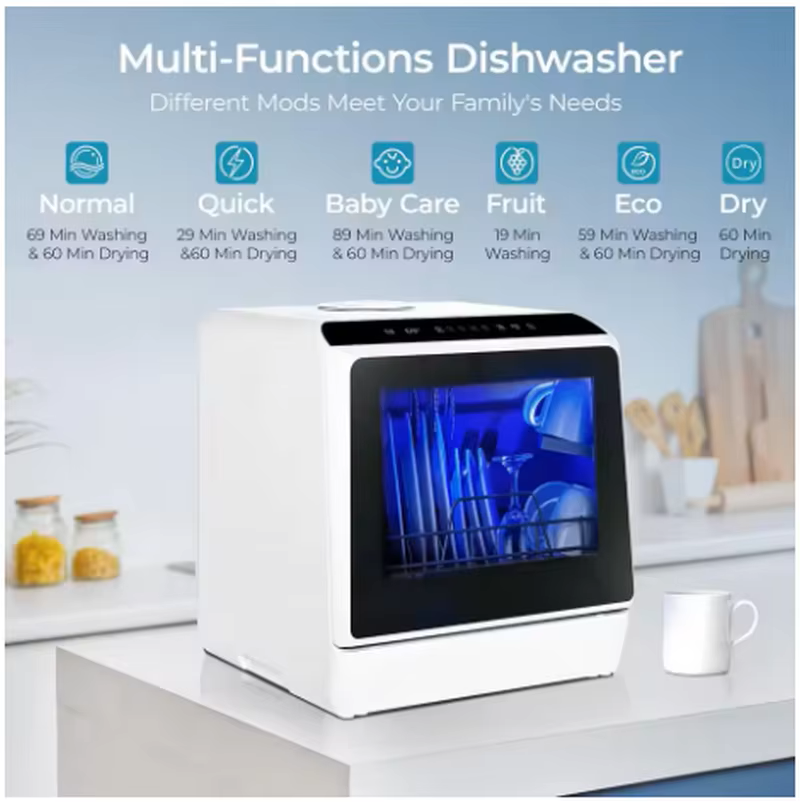 Mesin pencuci piring mini port - Portable Dishwasher With Water Tank ulasan dan harga