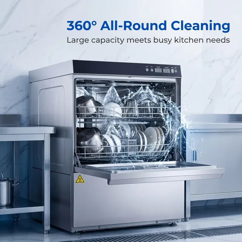 Mesin Cuci Piring Komersial di - Commercial Undercounter Dishwasher ulasan dan harga