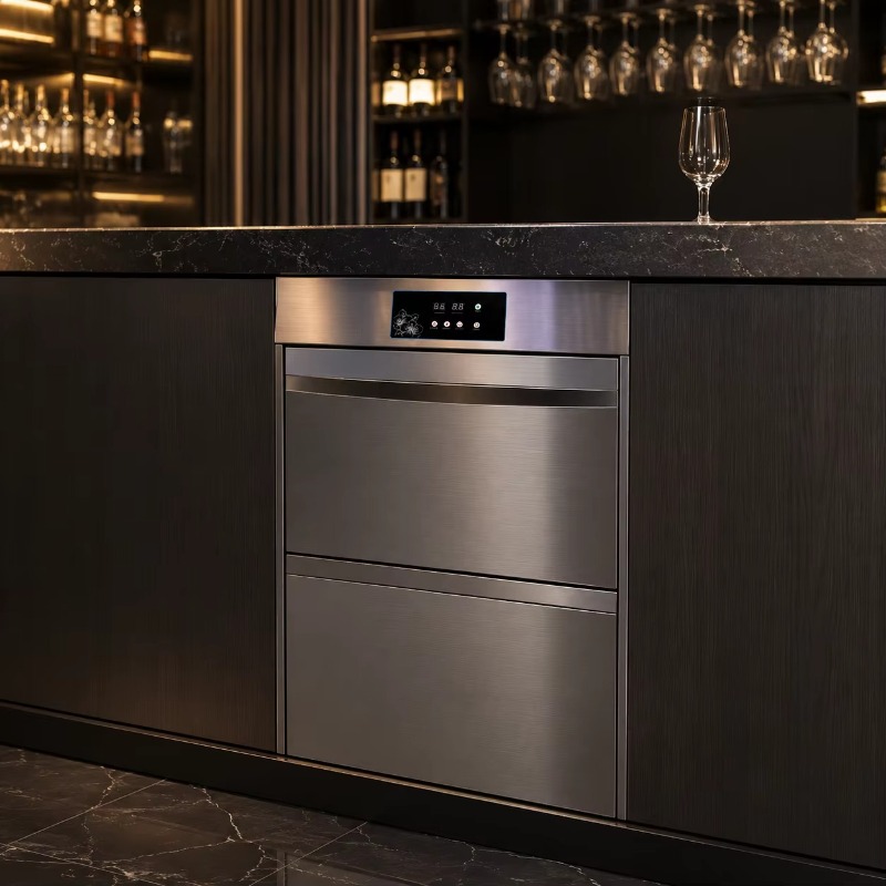Mesin Cuci Piring Komersial di - Commercial Undercounter Dishwasher ulasan dan harga