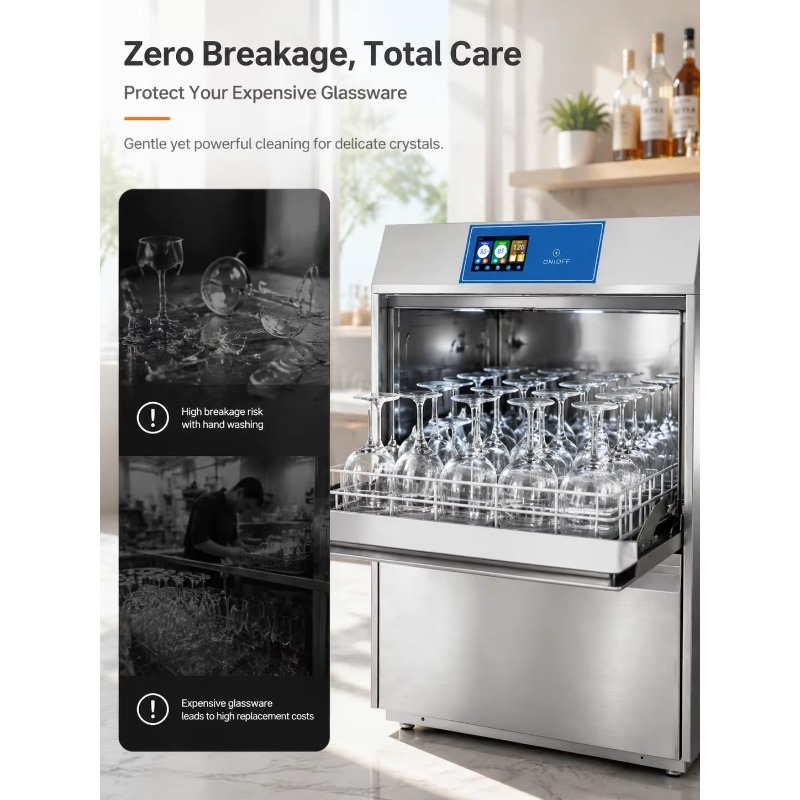 Mesin Cuci Piring Komersial di - Commercial Undercounter Dishwasher ulasan dan harga