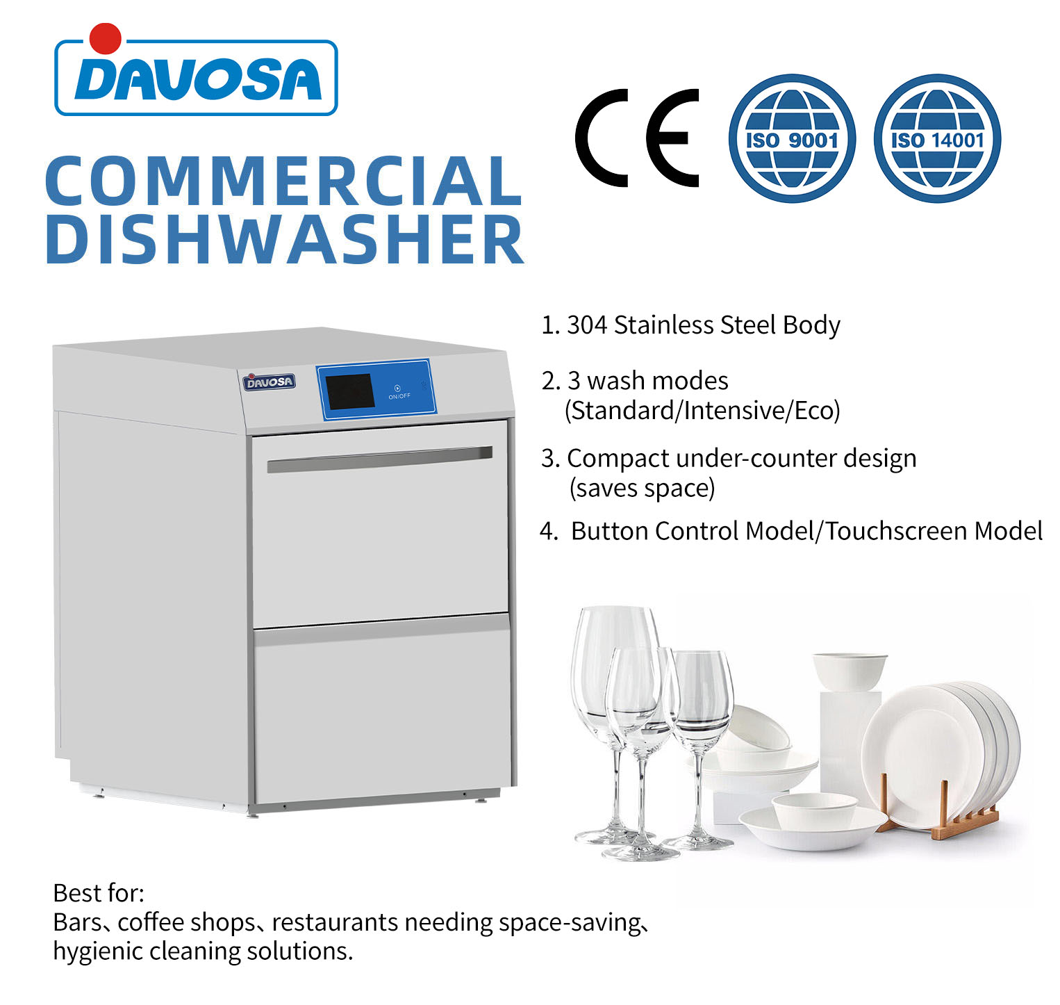 Mesin Pencuci Piring Otomatis  - Commercial Undercounter Dishwasher ulasan dan harga