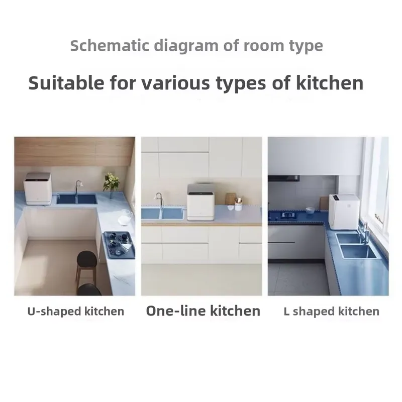Mesin Cuci Piring Mini Pintar  - Countertop Dishwasher Mini Compact ulasan dan harga