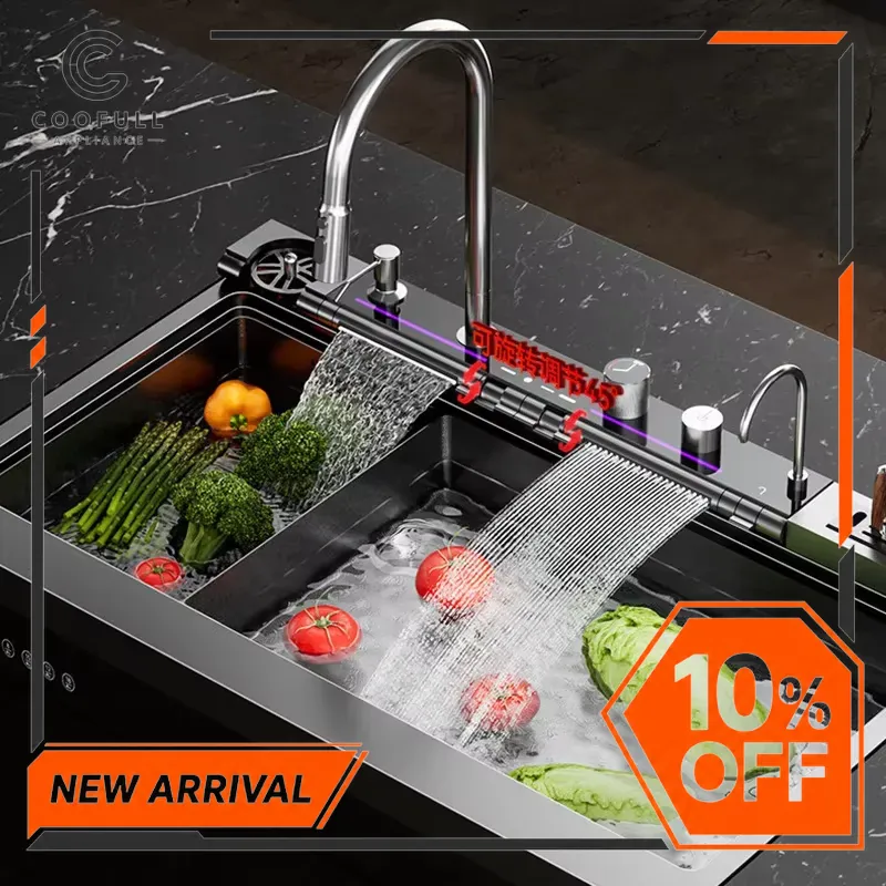 Wastafel Ultrasonik Stainless  - Ultrasonic Dishwasher Sink Integrated ulasan dan harga