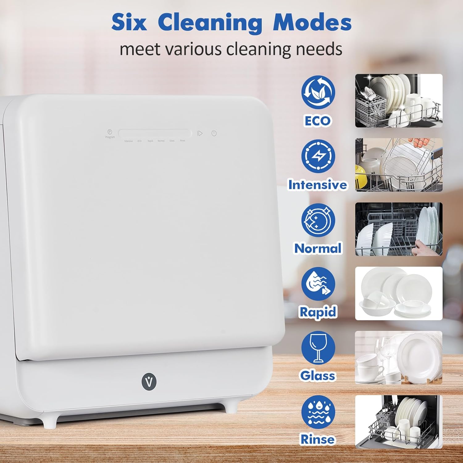 Mesin Cuci Piring Meja 120V/90 - Small Dishwasher For Apartment ulasan dan harga