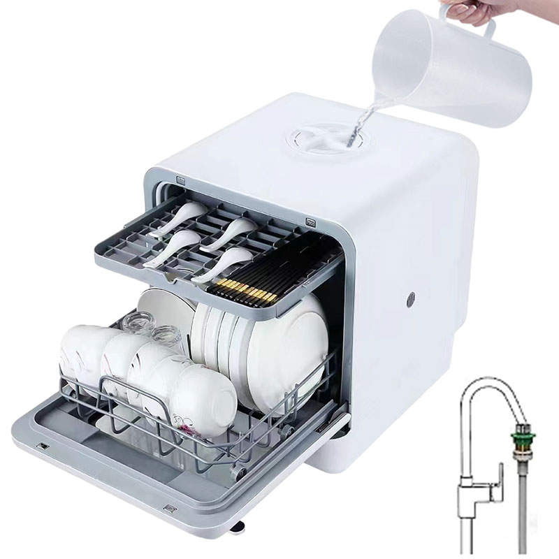 Mesin Pencuci Piring Meja Mini - Portable Dishwasher With Water Tank ulasan dan harga