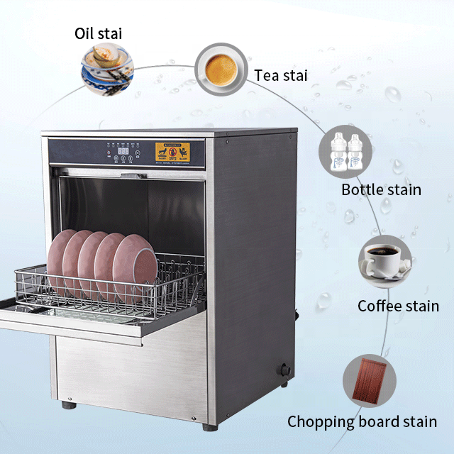 Mesin Cuci Piring Otomatis Min - Commercial Undercounter Dishwasher ulasan dan harga