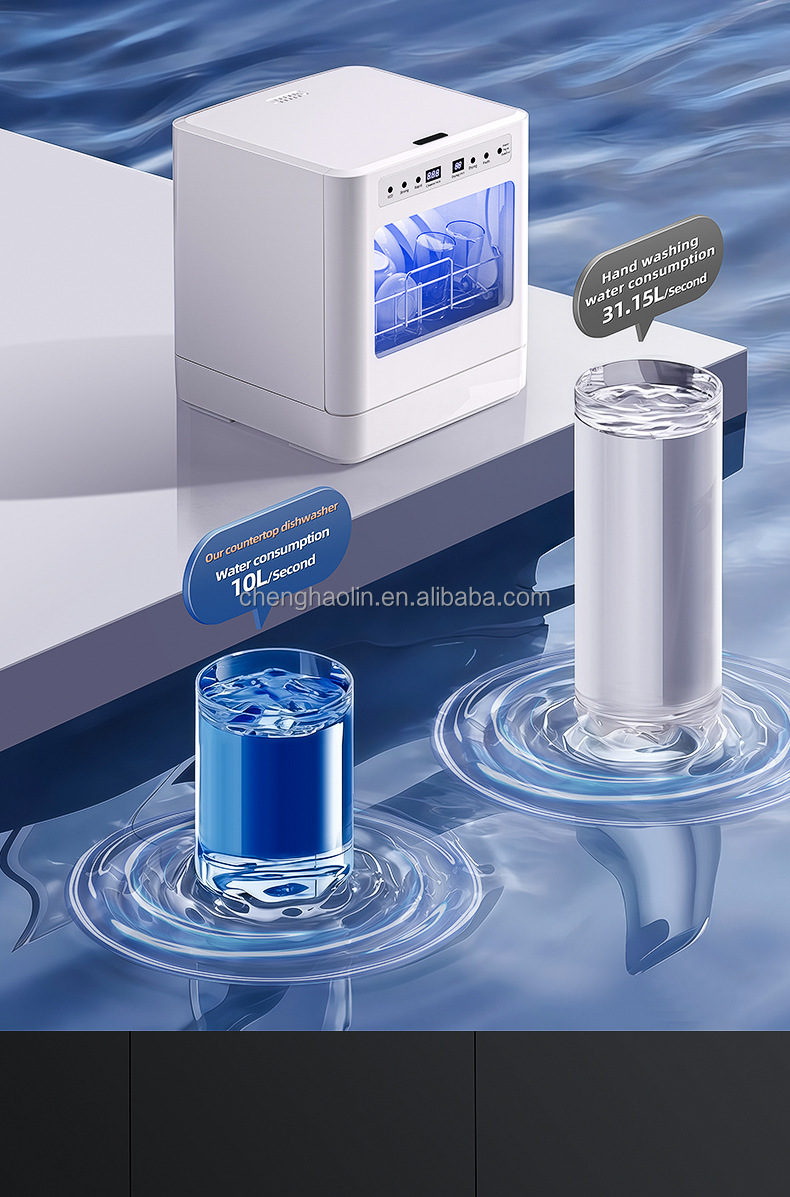 Mesin Cuci Otomatis Hemat Ruan - Small Dishwasher For Apartment ulasan dan harga